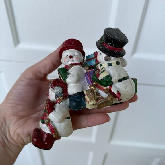 Vintage Snowmen Stocking Holder - Picture 4 of 4